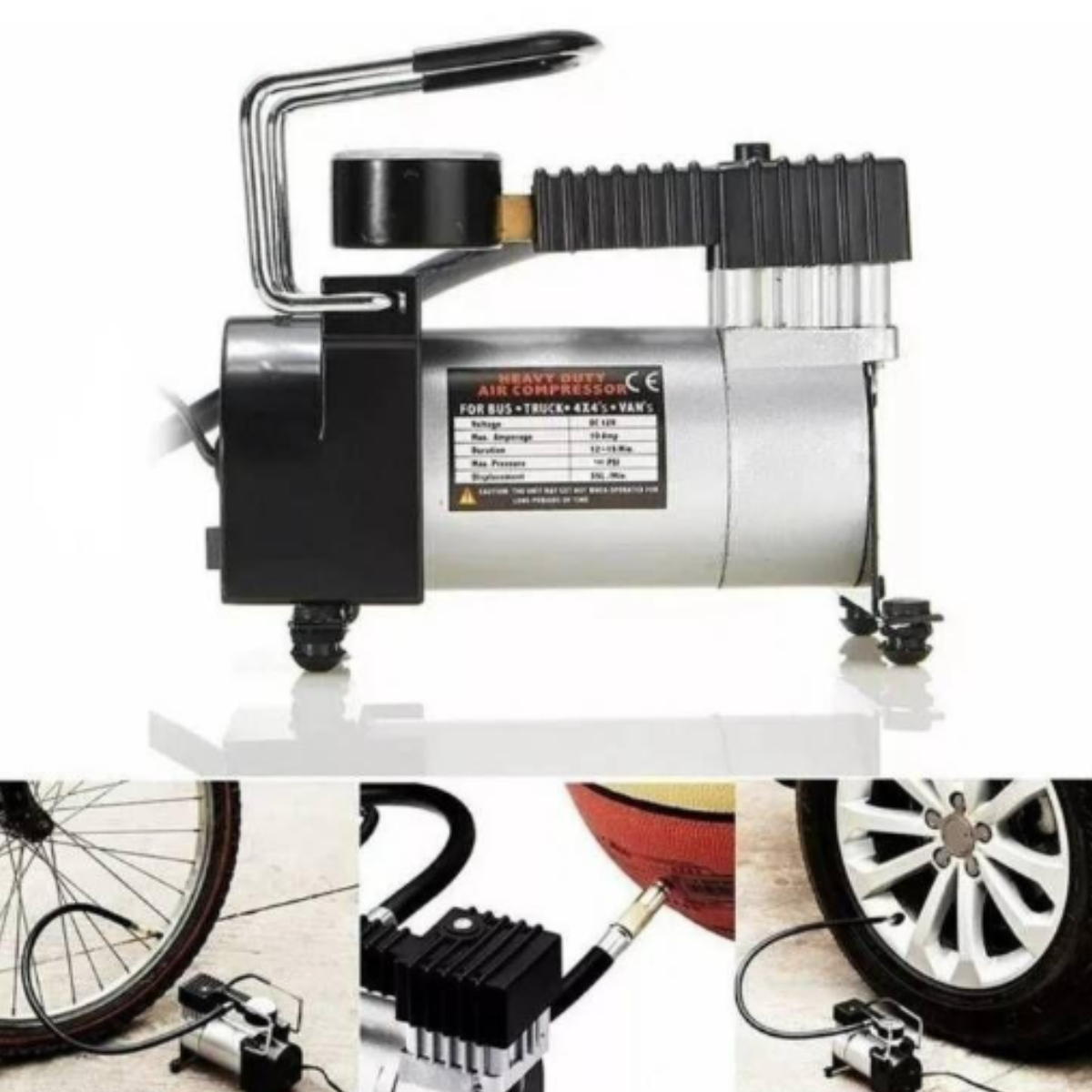 🚗💨Compresor Portátil De Aire Multi-Uso